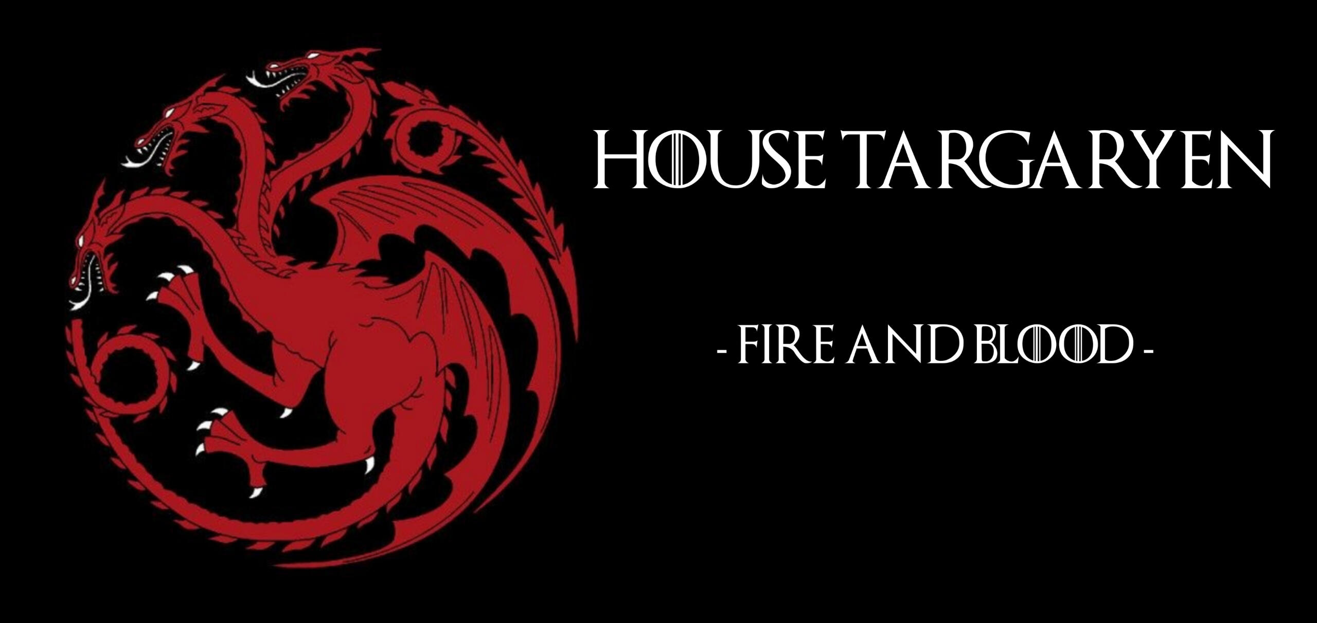 targareyen crest "house targaryen - fire and blood -"